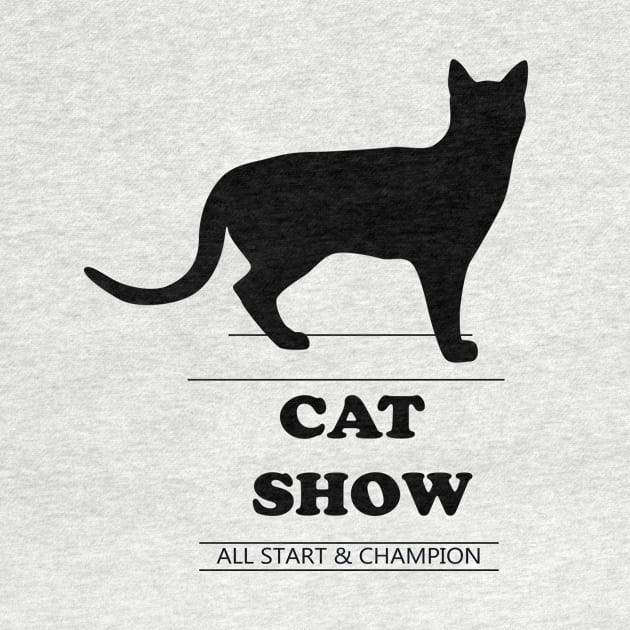 CAT SHOW ALL START CHAMPION T SHIT by luongcm45